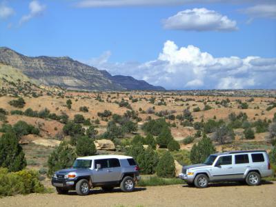 Driving to Trailheads in Grand Staircase–Escalante National Monument