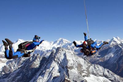 Sky Diving- Mount Everest, Nepal